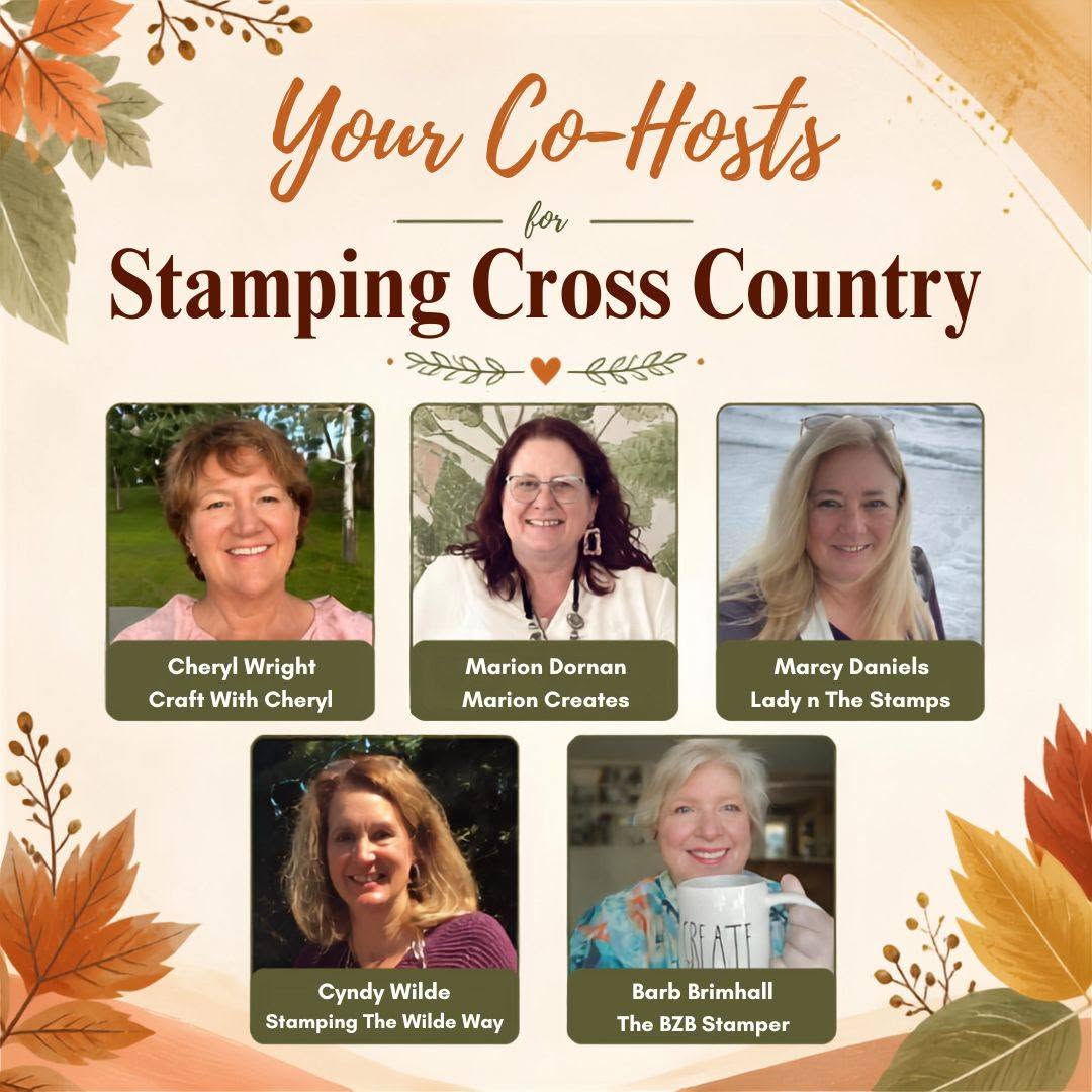 Co-hosts Cheryl Wright, Marion Dornan, Marcy Daniels, Cyndy Wilde, and Barb Brimhall